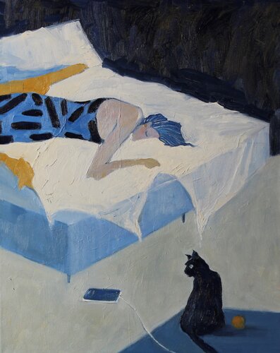 Modern Anxiety 13 by Li Lee-Archer, Painting for Sale on Select