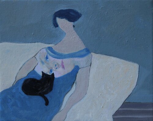 Two Selves by Li Lee-Archer, Painting for Sale on Select
