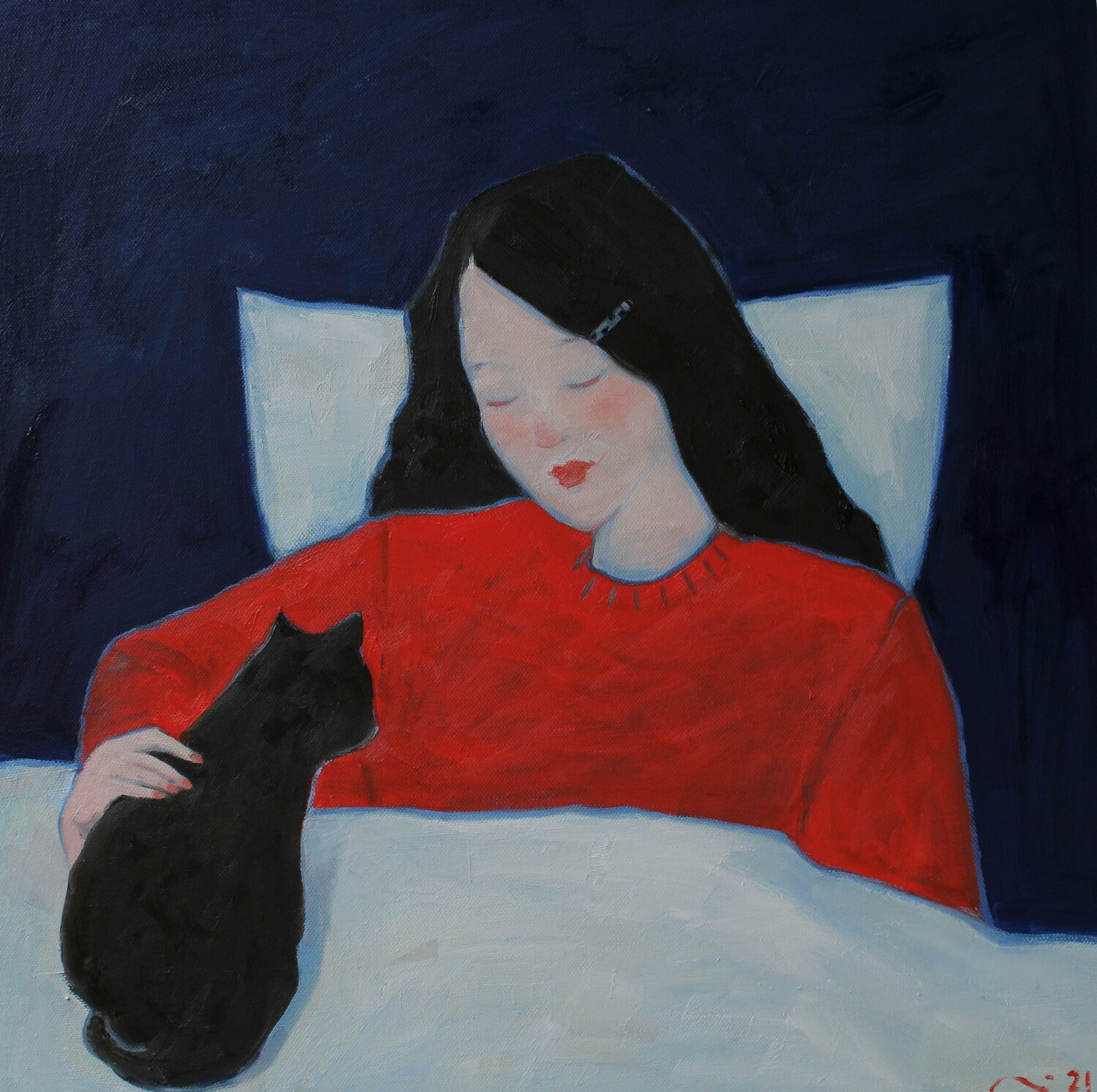 My Time 9 Li Lee-Archer Original painting for sale