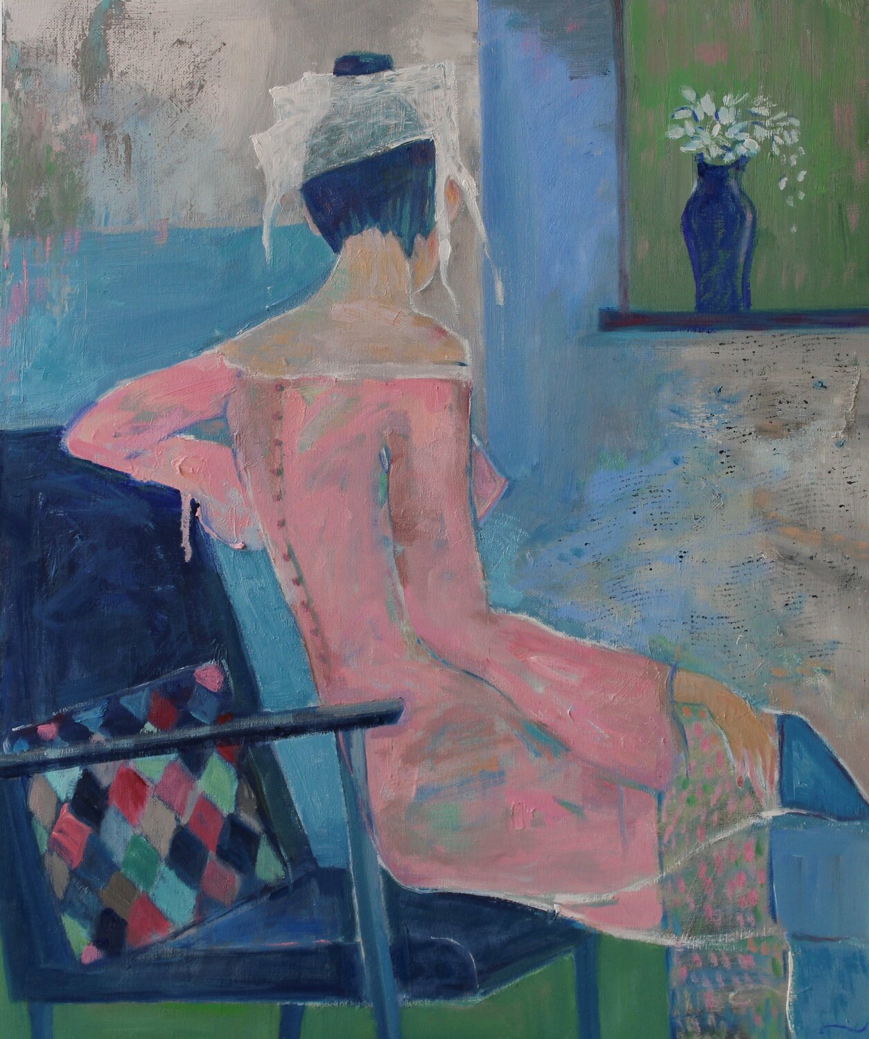 The Wait 2 Li Lee-Archer Original painting for sale