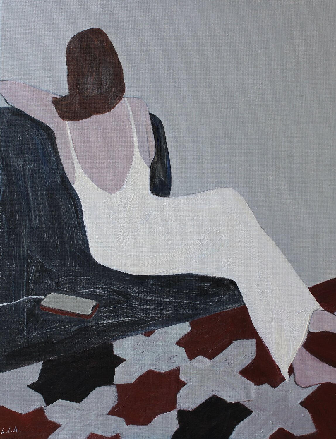 Modern Anxiety 20 Li Lee-Archer Original painting for sale