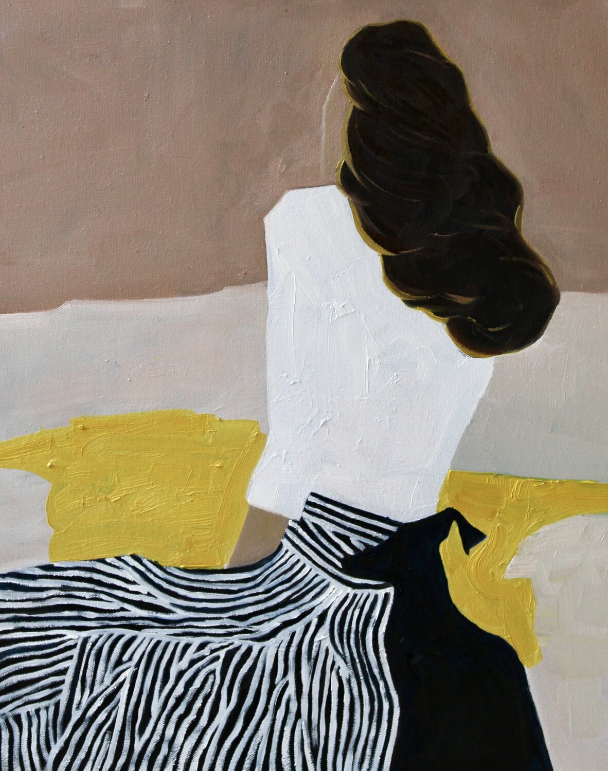Solitude 4 Li Lee-Archer Original painting for sale