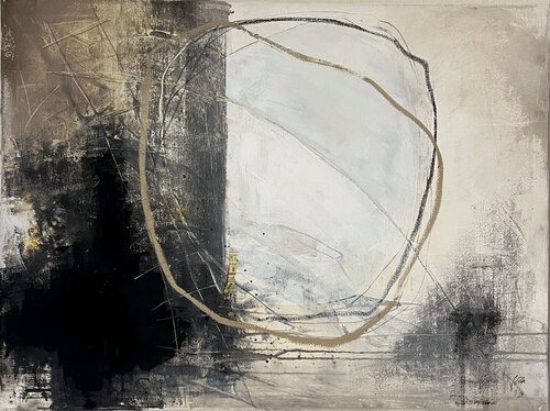A Step out of Darkness, N° 06 11 24 by Vera Jochum, Painting for Sale on Select