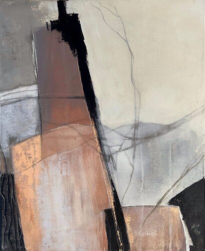 Between the lines, N° 03 05 25 by Vera Jochum, Painting for Sale on Select