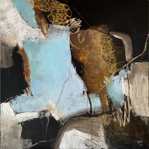 Touch in the In-Between, N° 02 06 25 by Vera Jochum, Painting for Sale on Select