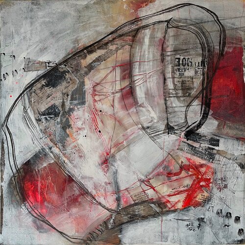 Beneath Time’s Skin, N° 04 07 25 by Vera Jochum, Painting for Sale on Select