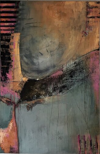 A fractured balance, N° 02 02 26 by Vera Jochum, Painting for Sale on Select