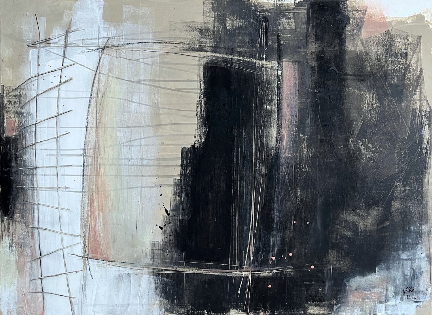 Up to the brightness, N° 01 12 24 Vera Jochum Original painting for sale
