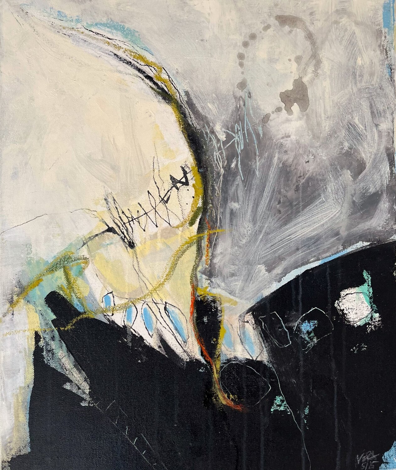 Summer breeze on the beach, N° 01 05 25 Vera Jochum Original painting for sale