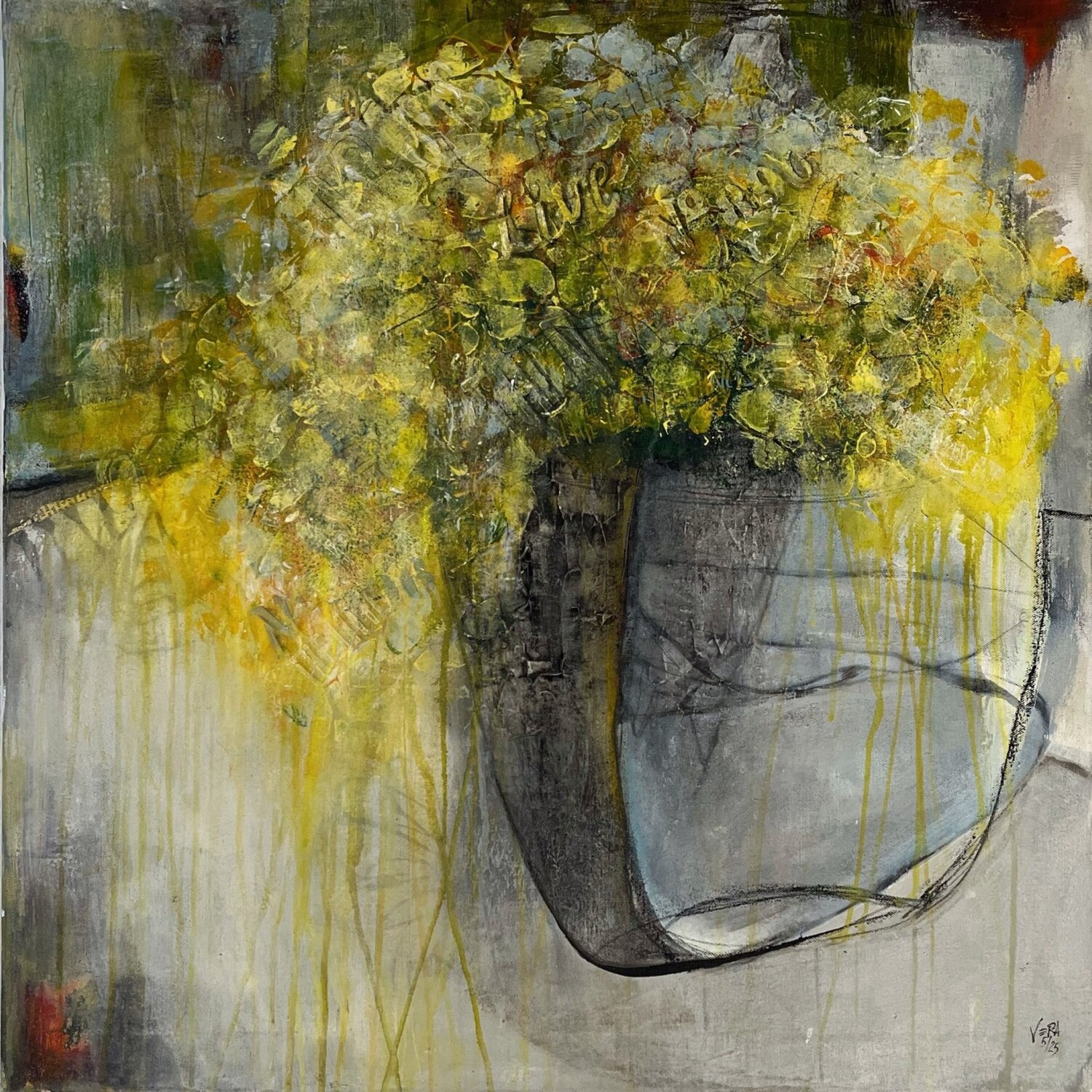 Enjoy the little things, N°  02 05 25 Vera Jochum Original painting for sale