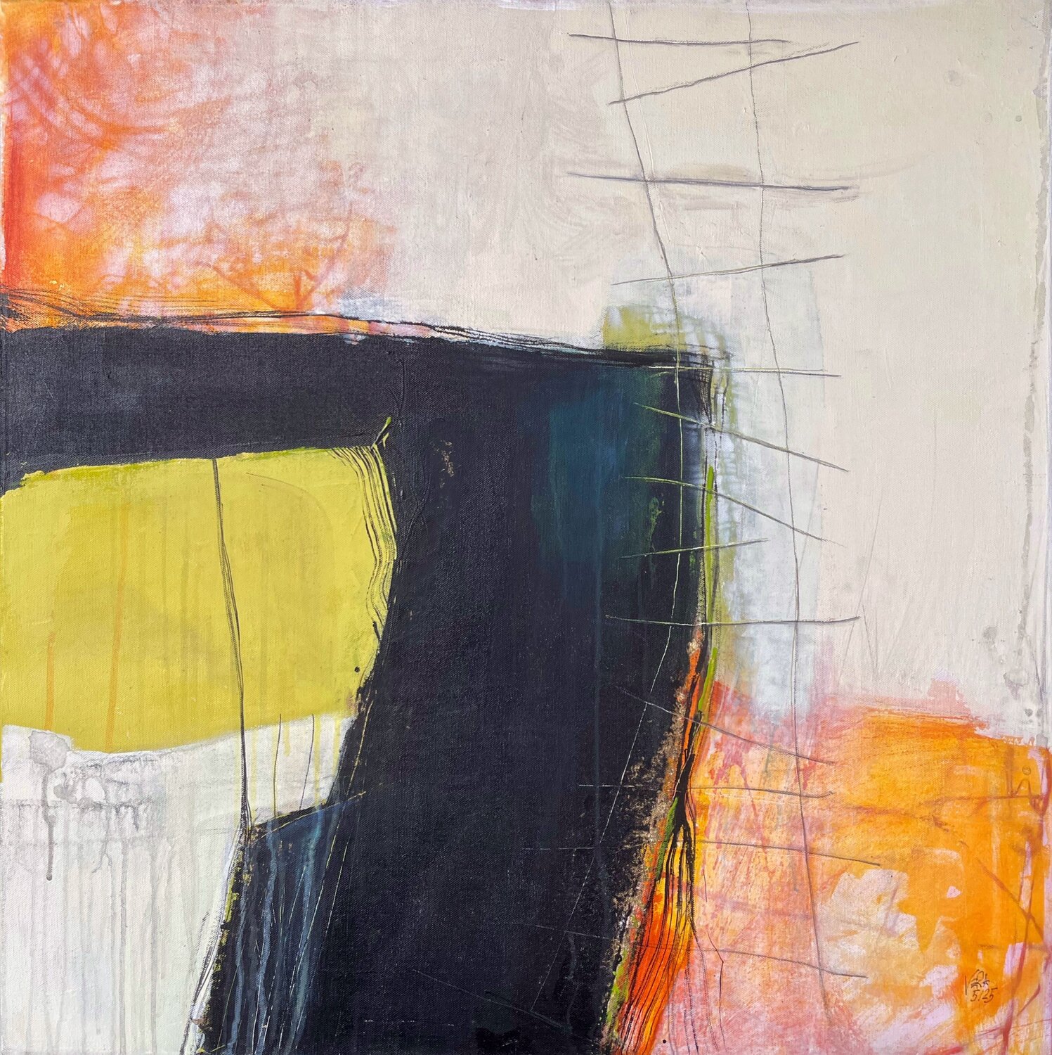 Summer ahead, N° 04 05 25 Vera Jochum Original painting for sale