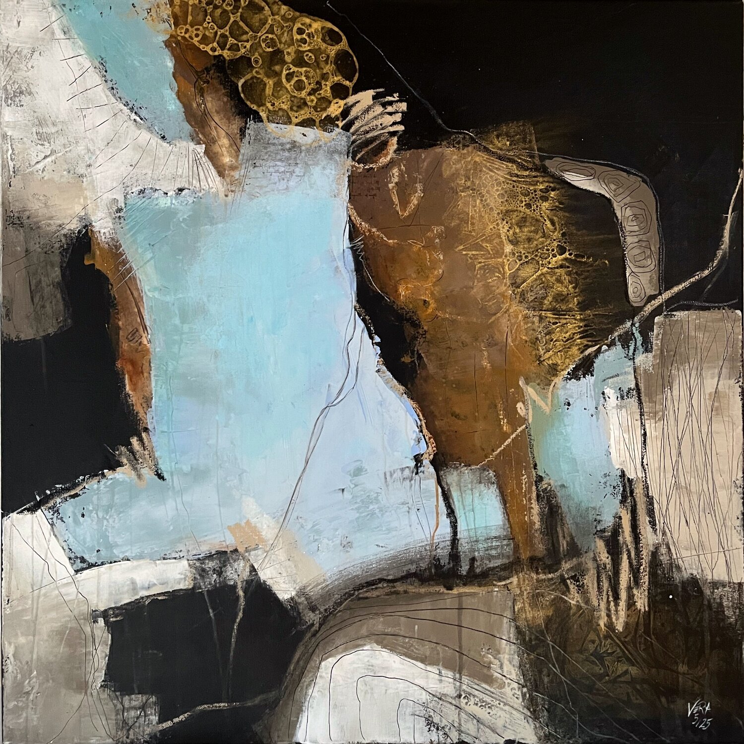 Touch in the In-Between, N° 02 06 25 Vera Jochum Original painting for sale