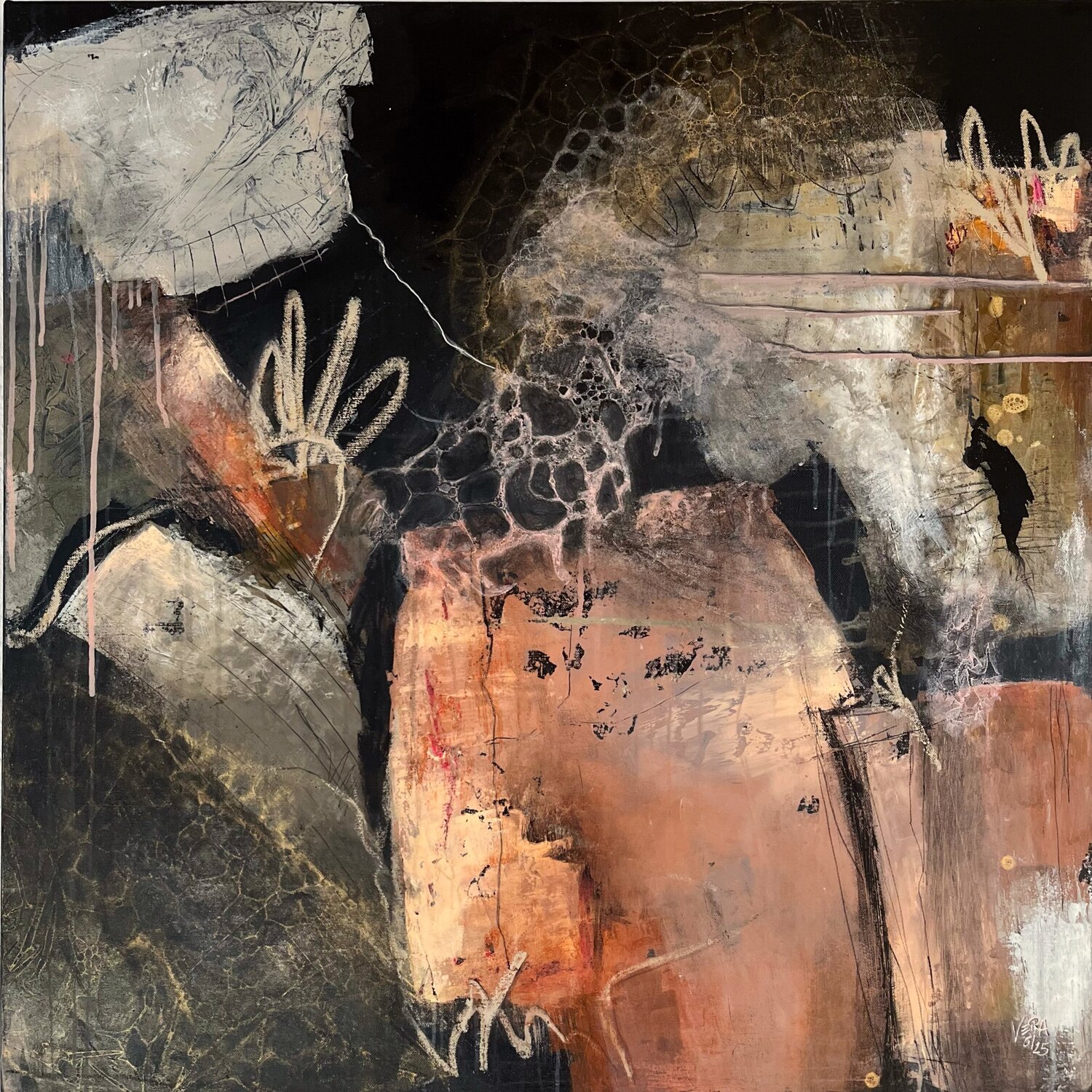 Echo of a touch, N° 03 06 25 Vera Jochum Original painting for sale