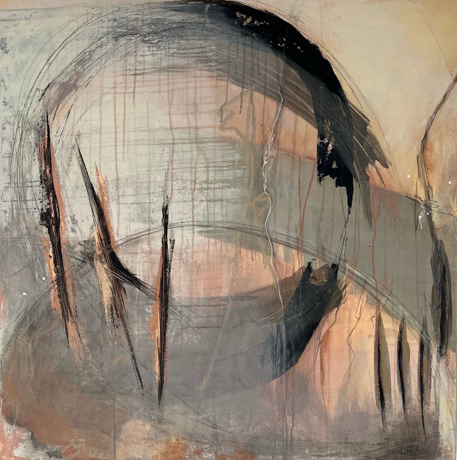 Three Sisters, N° 02 07 25 Vera Jochum Original painting for sale