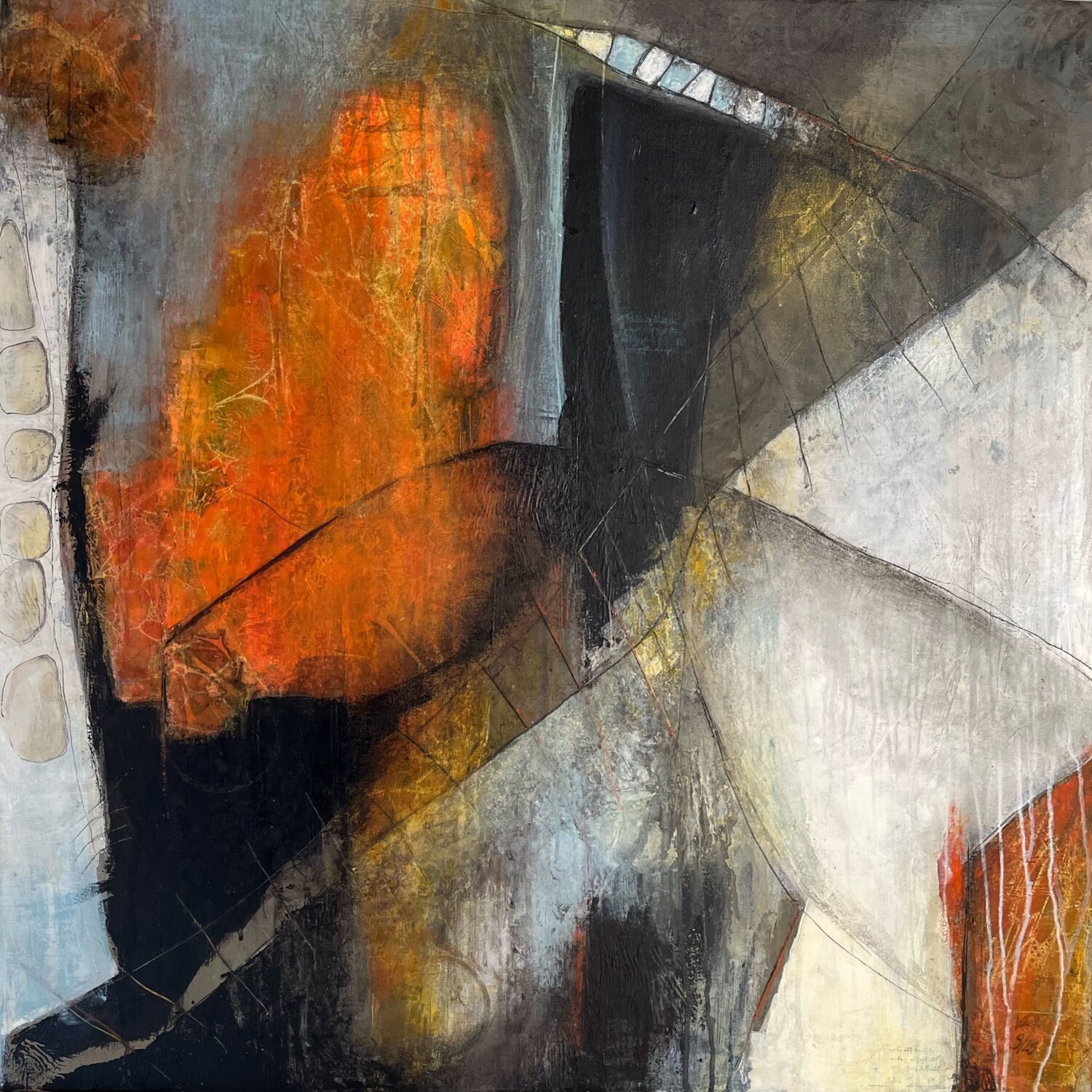 Echo of a Form II, N° 01 09 25 Vera Jochum Original painting for sale