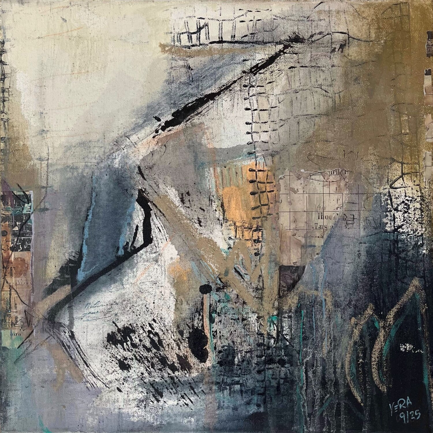 Traces of Ascent, N° 02 09 25 Vera Jochum Original painting for sale