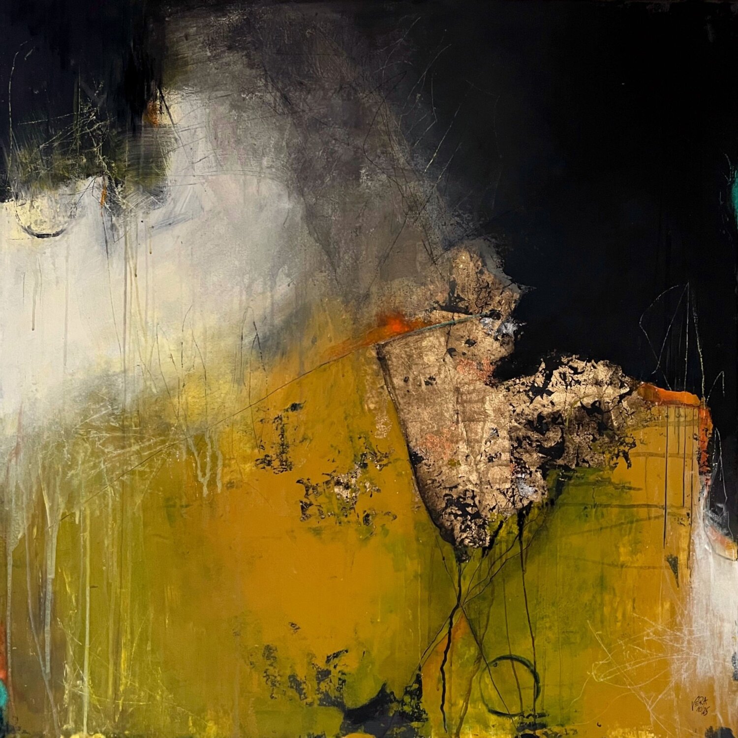 Of disappearing and becoming. N° 01 10 25 Vera Jochum Original painting for sale