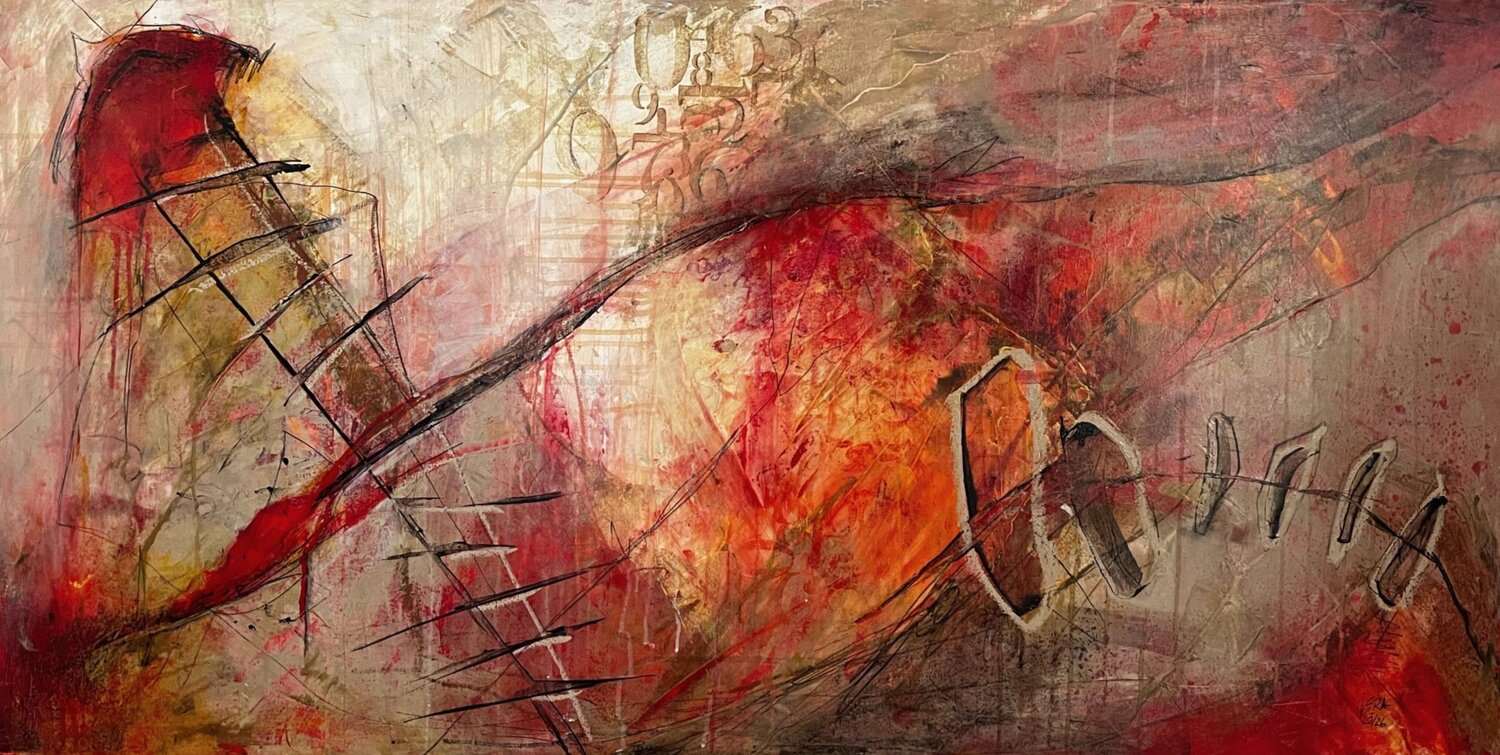 Fragile order, N° 01 03 26 Vera Jochum Original painting for sale