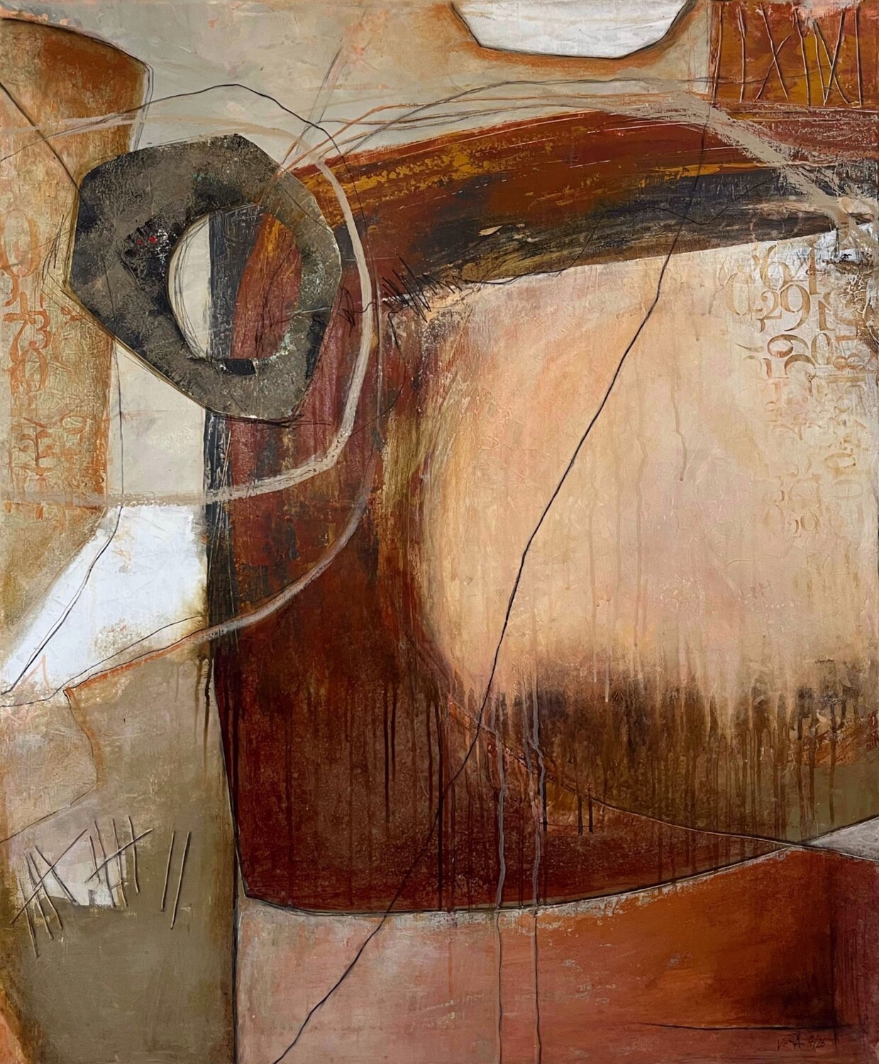 Transition I, N° 01 04 26 Vera Jochum Original painting for sale