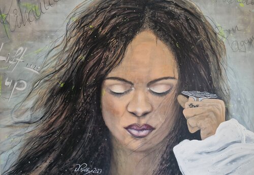 Wiedergeburt by Dagmar Ridky, Painting for Sale on Select