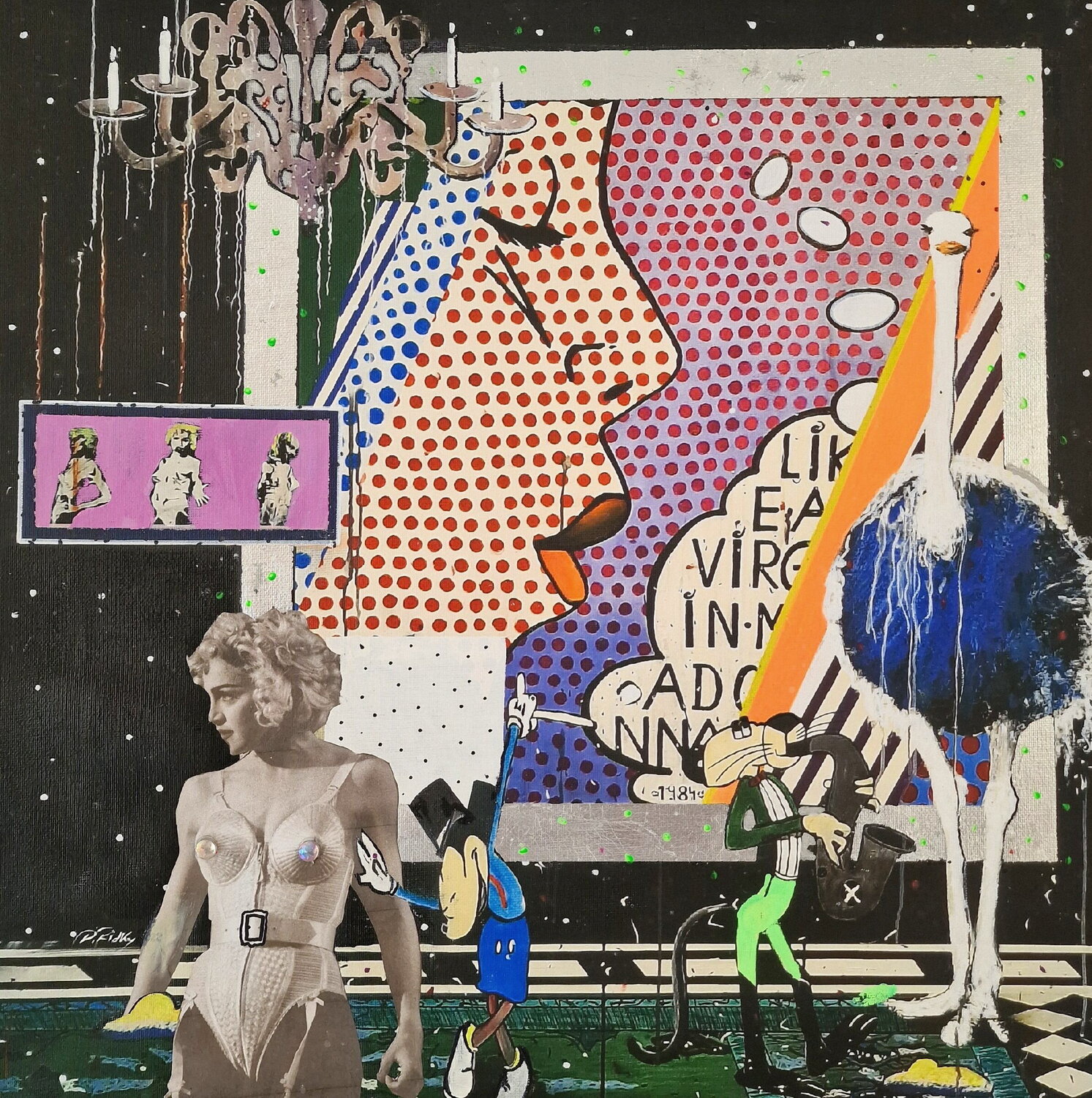 Madonna Dagmar Ridky Original painting for sale