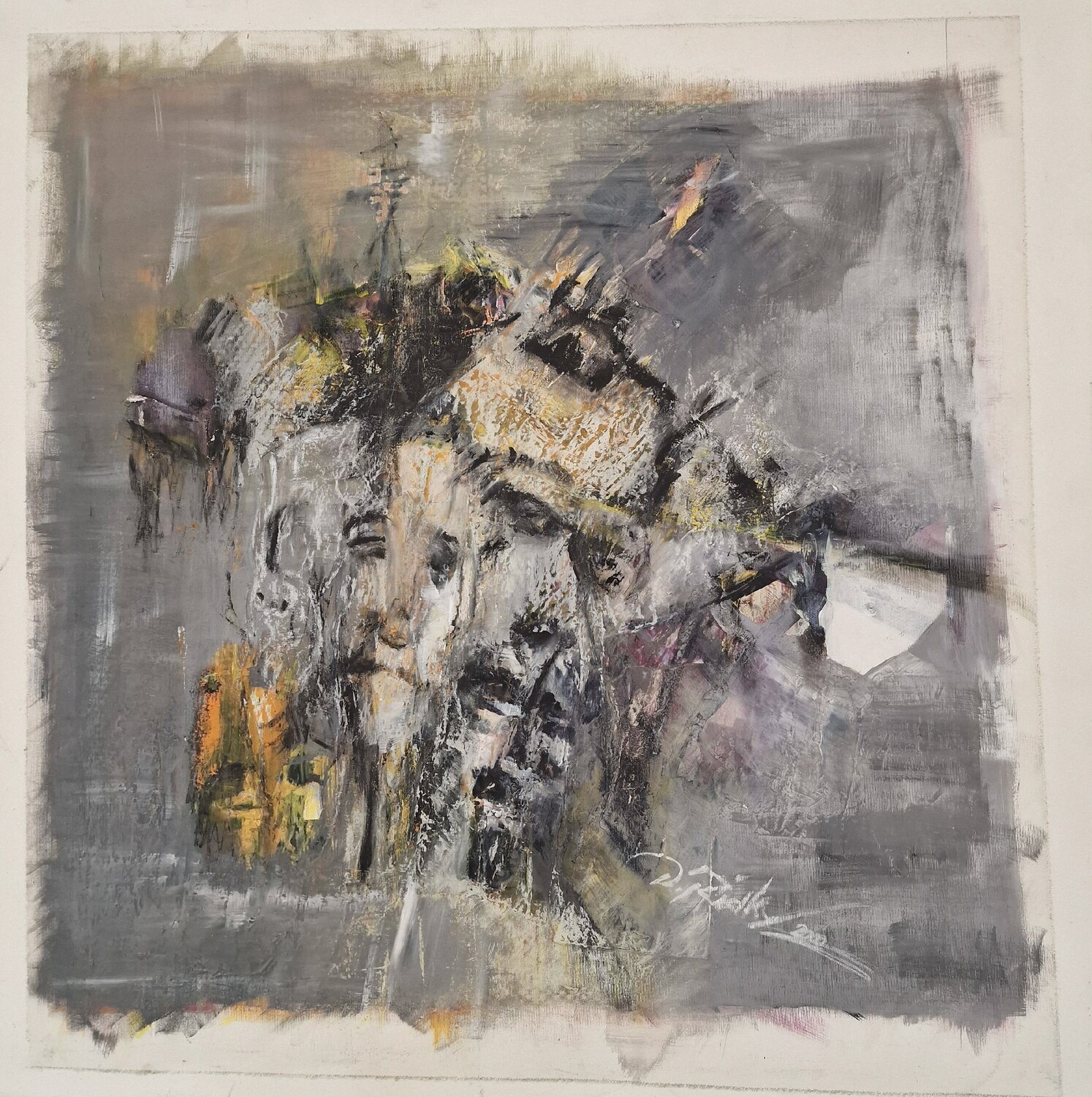 Seven Faces Dagmar Ridky Original painting for sale