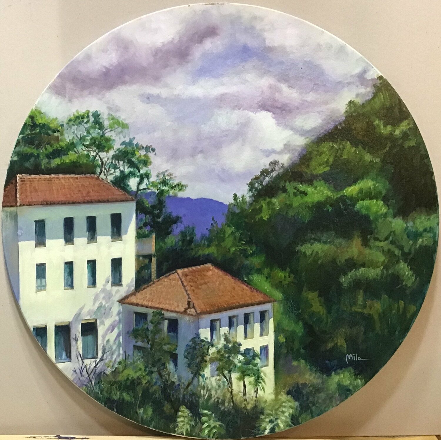 In the valley Mila Ruiz Original painting for sale