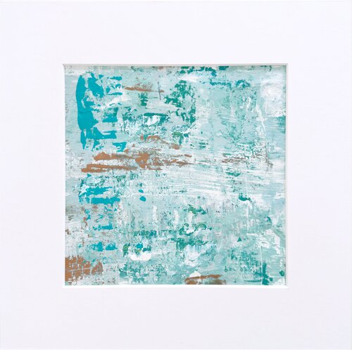 Small Turquoise Ornaments I by Isa Huss, Painting for Sale on Select