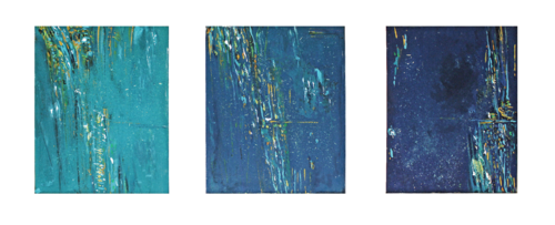 Kleine Farbtafeln (3-teilig) by Isa Huss, Painting for Sale on Select