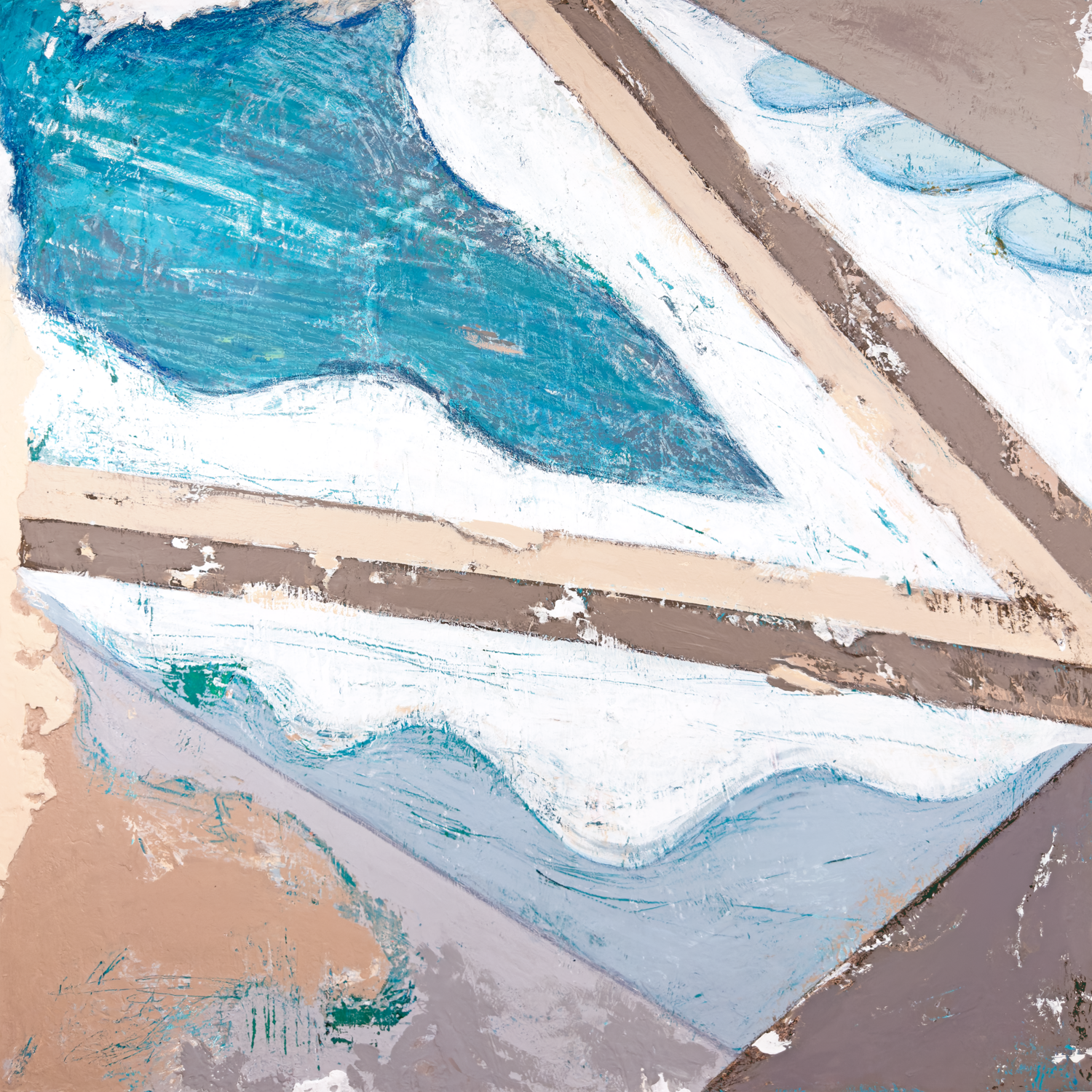 Moorish Ornament - Turquoise Isa Huss Original painting for sale
