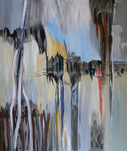 Back in Black by Loretta Kaltenhauser, Painting for Sale on Select