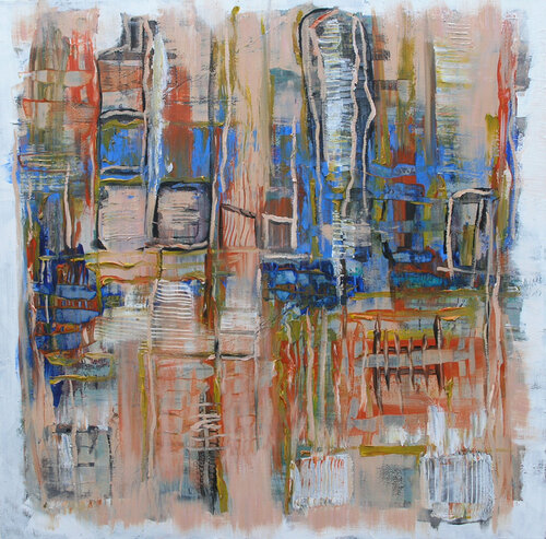 Them Blues by Loretta Kaltenhauser, Painting for Sale on Select