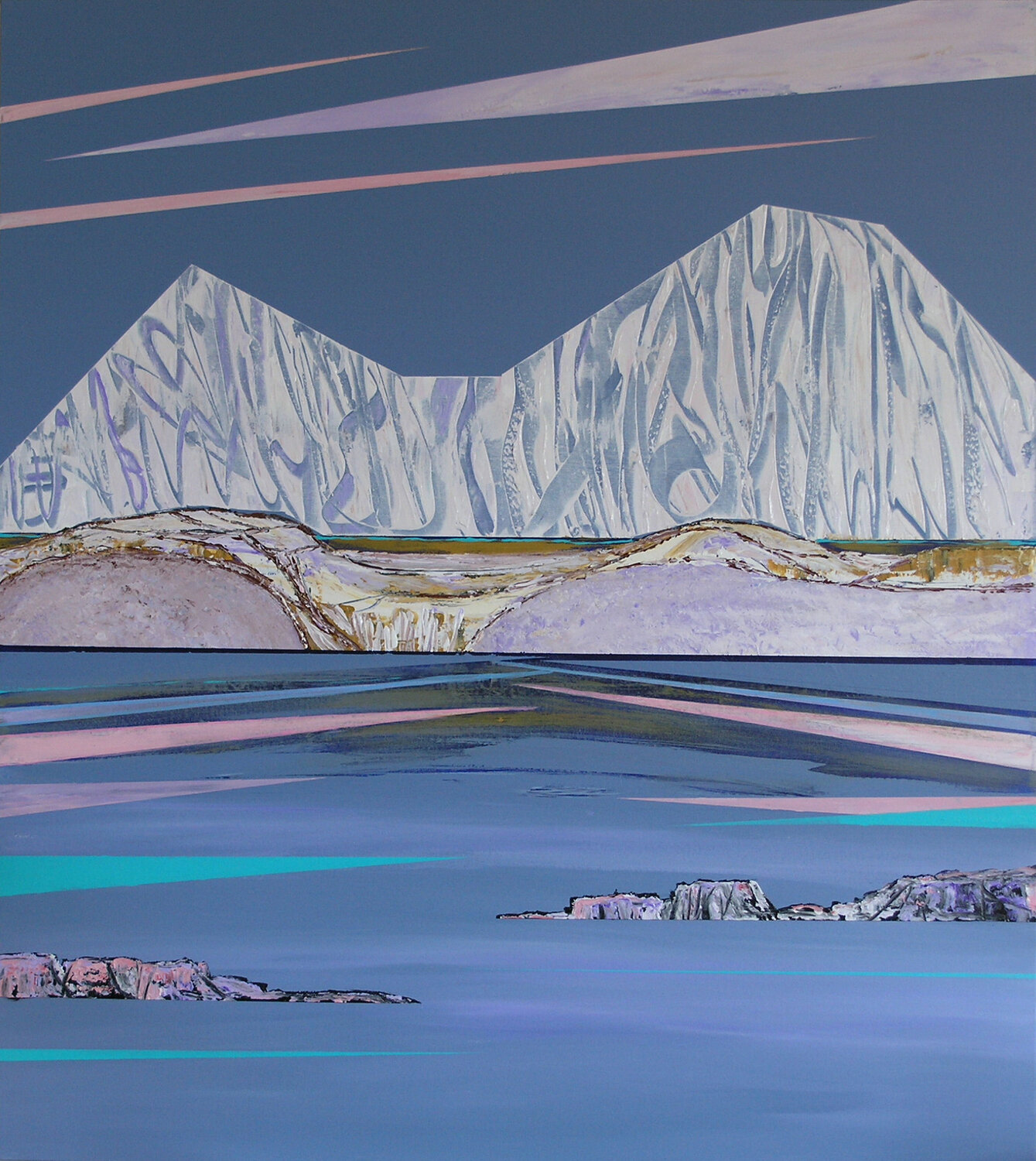 Cold as Ice Loretta Kaltenhauser Original painting for sale