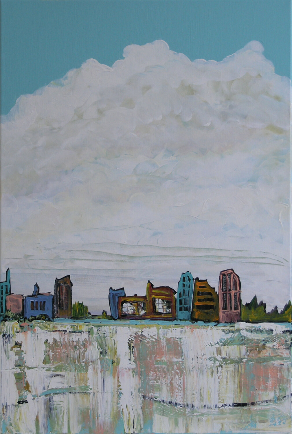 Timelines Entwined Loretta Kaltenhauser Original painting for sale