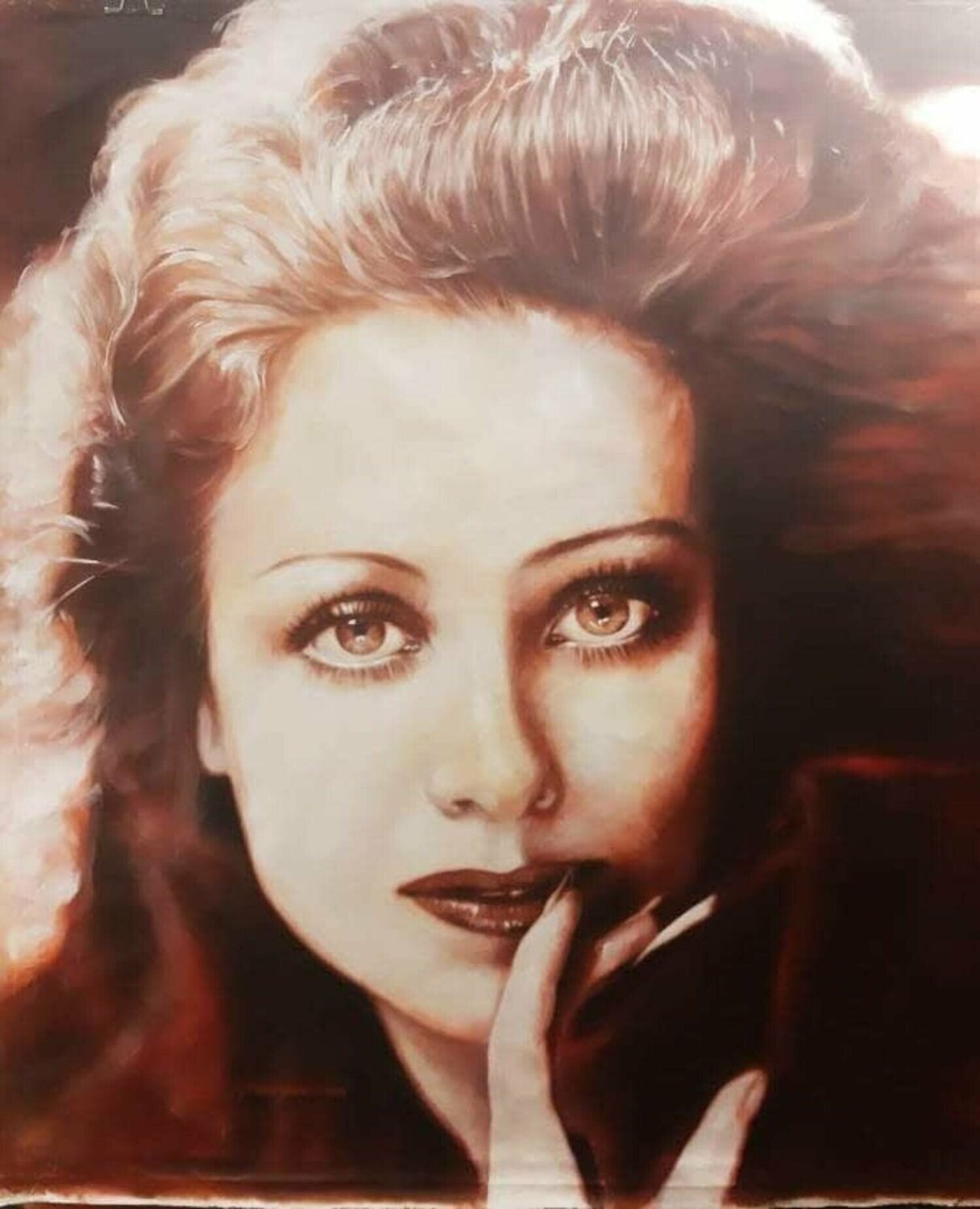 Joan Crawford Gorka Gonzalez Crespo Original painting for sale