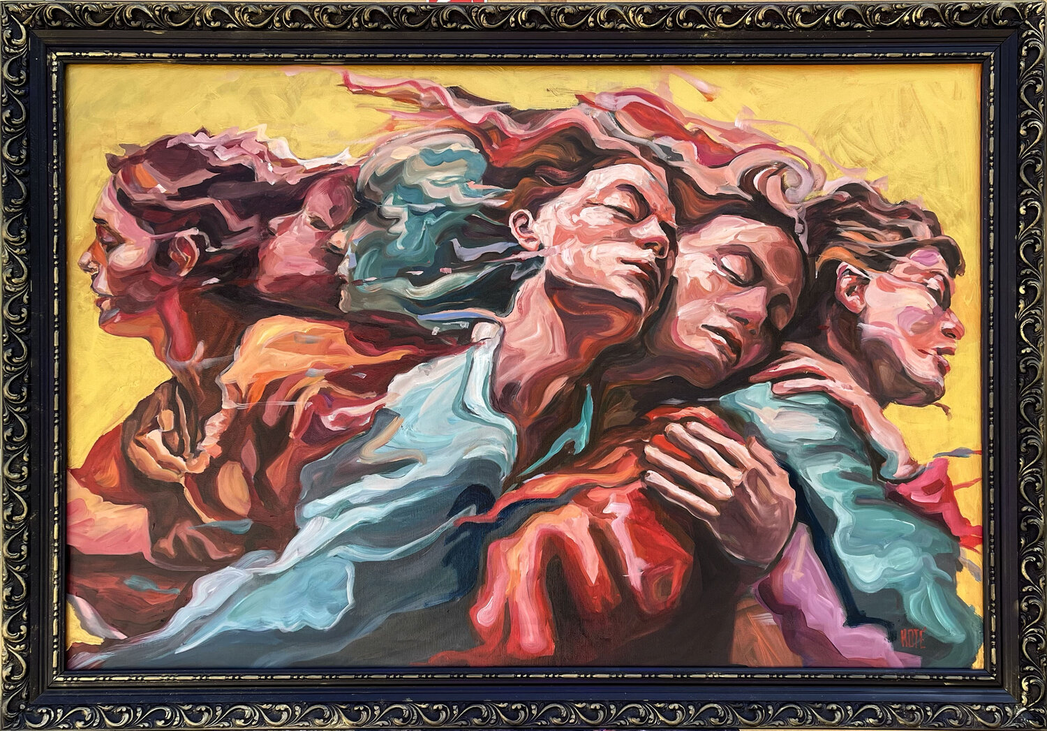 E Ti VENGO A CERCARE Antonio Cotecchia Original painting for sale