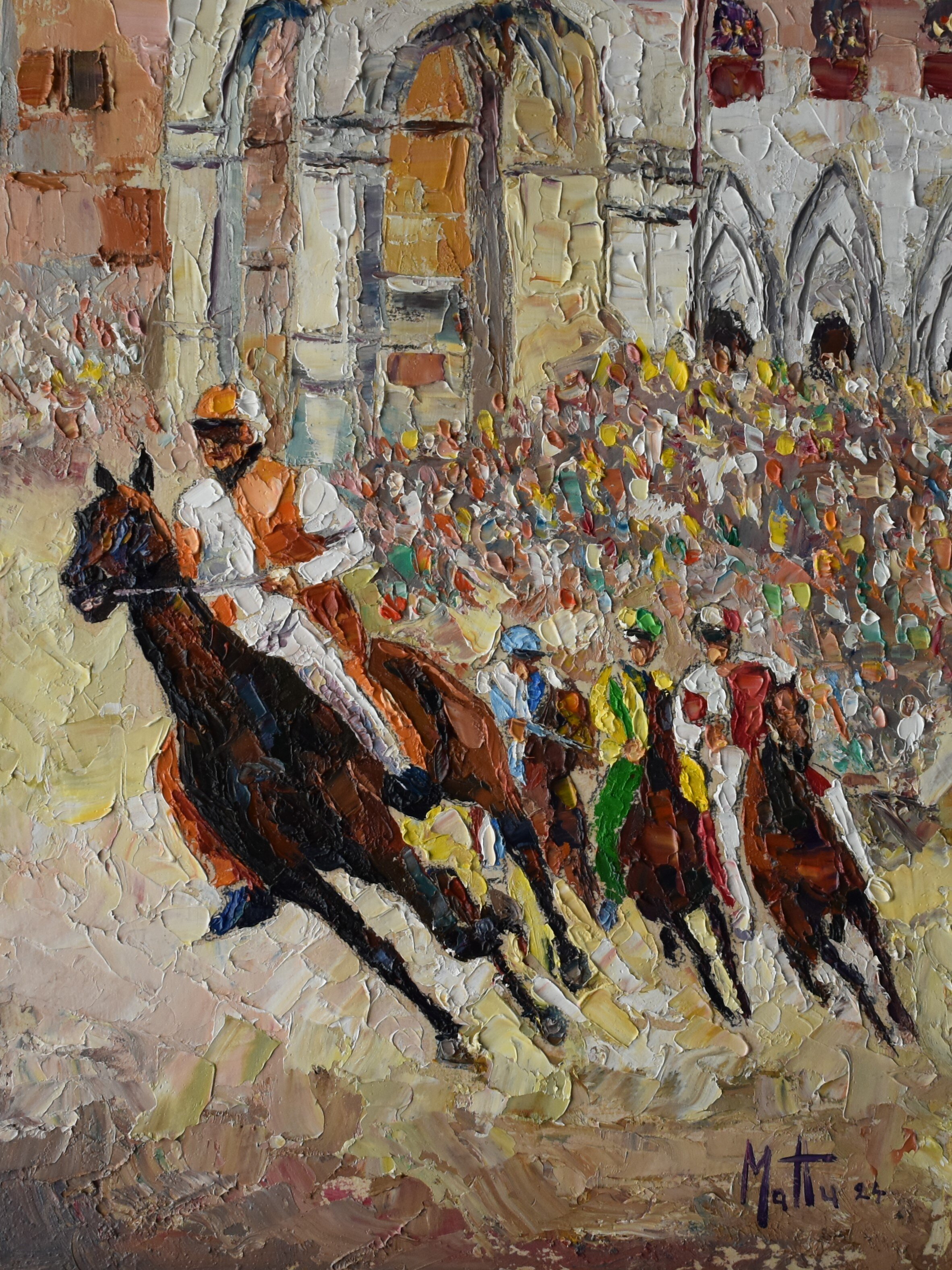 Topic Horse Racing paintings