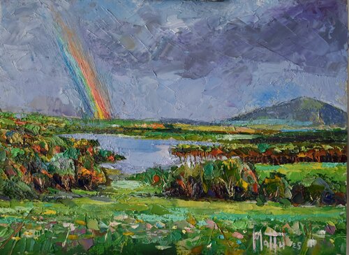 Arcobaleno by Gianni Mattu, Painting for Sale on Select