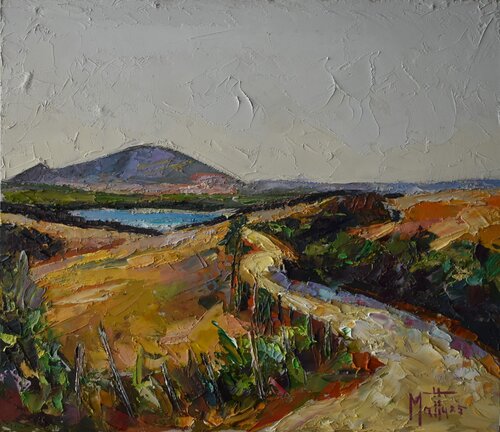 Verso il lago by Gianni Mattu, Painting for Sale on Select