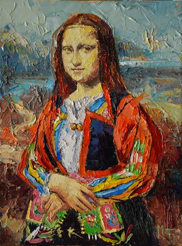 Monna Lisa "Orgosolo" by Gianni Mattu, Painting for Sale on Select