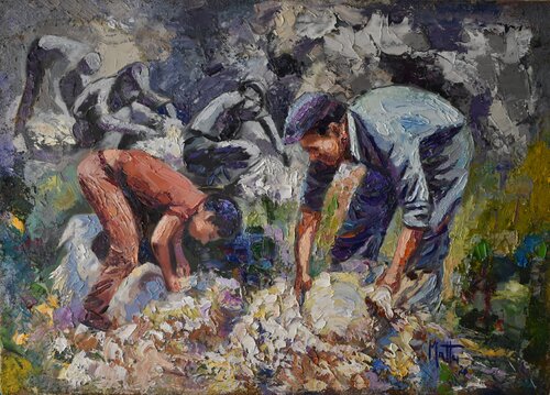 Tosatura by Gianni Mattu, Painting for Sale on Select