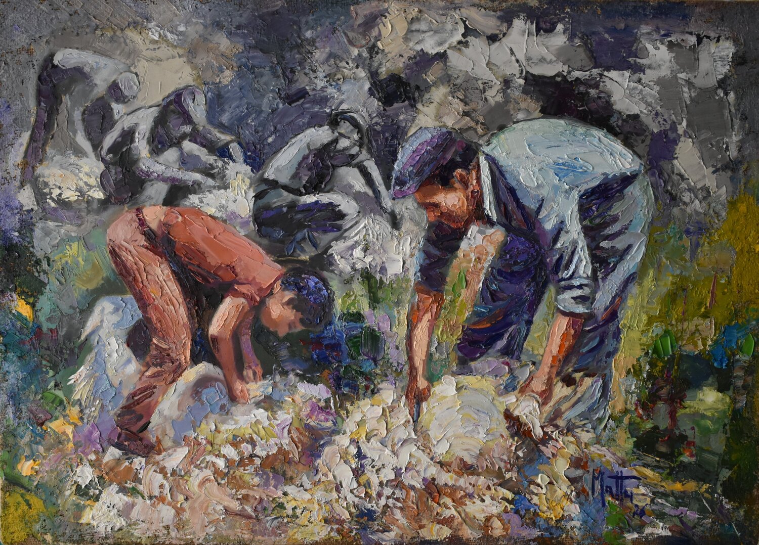 Tosatura Gianni Mattu Original painting for sale