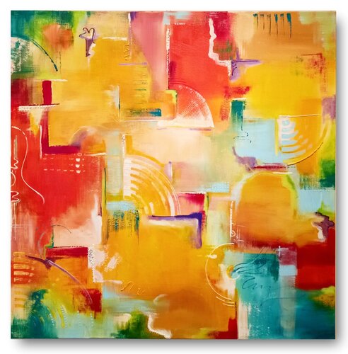 Portale giallo "donna" by Carla Pistola, Painting for Sale on Select