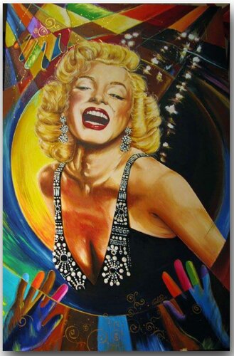 L'abbraccio di un sorriso by Carla Pistola, Painting for Sale on Select