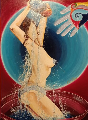 Fresh burlesque by Carla Pistola, Painting for Sale on Select