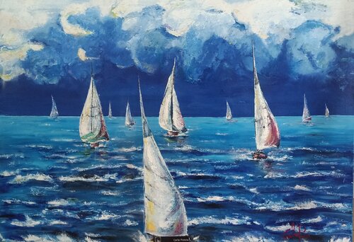 Rientro by Carla Pistola, Painting for Sale on Select