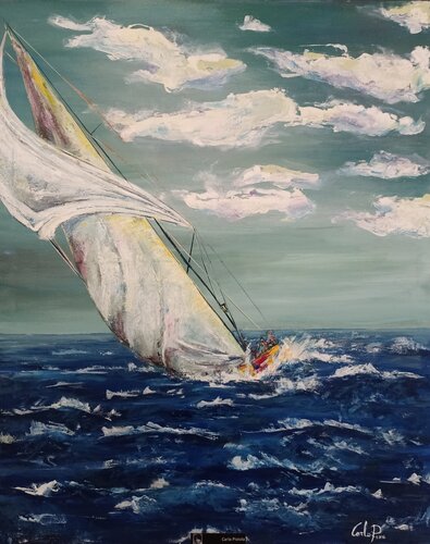 Vela 1 by Carla Pistola, Painting for Sale on Select