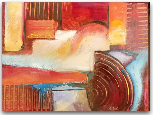 Calde emozioni by Carla Pistola, Painting for Sale on Select