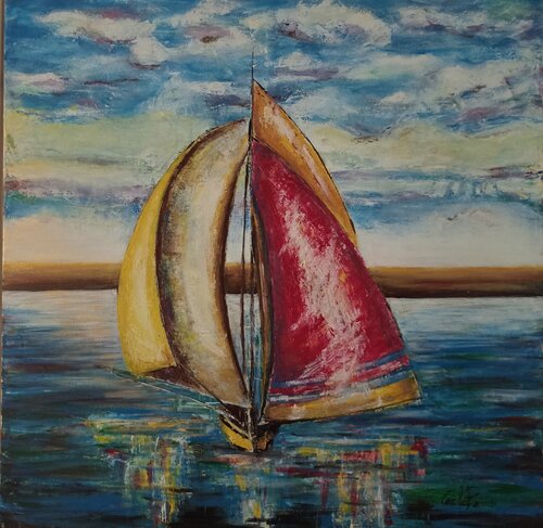 navigando by Carla Pistola, Painting for Sale on Select