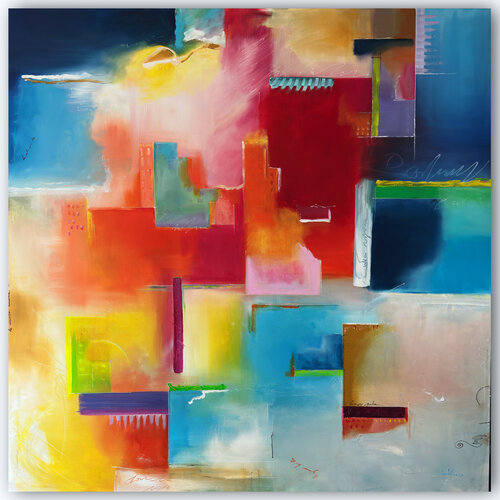 mondi sospesi by Carla Pistola, Painting for Sale on Select